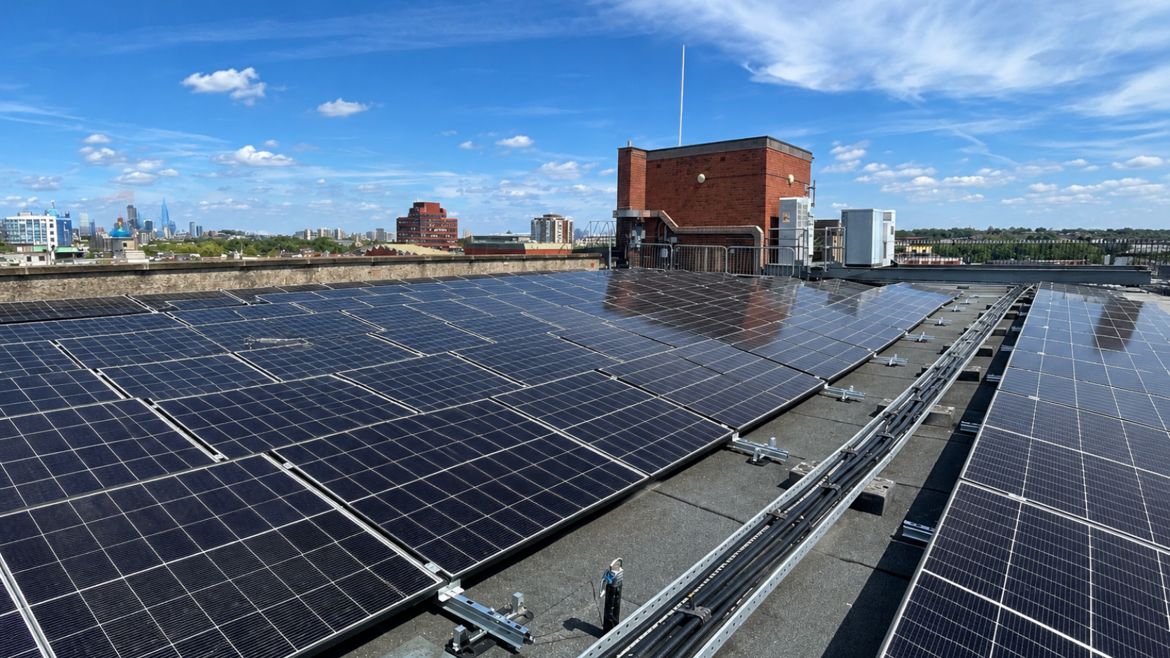 Rooftop solar for a coworking space